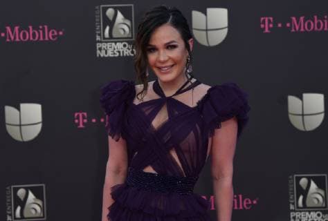 Stephanie Bradford walks the red carpet at the Univision 2019 Premio Lo Nuestro a La M?sica Latina award show at the American Airlines Arena in Miami,Florida, February 21, 2019.  MIA20190221145 GARYxIxROTHSTEIN