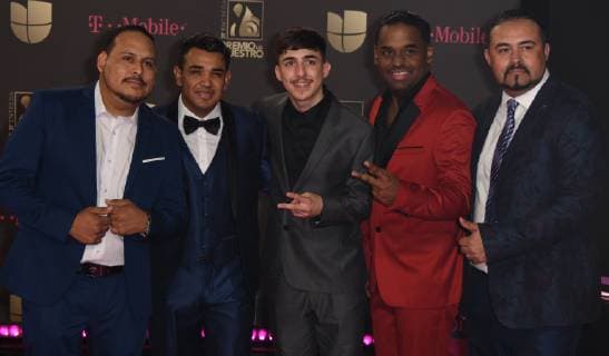 T3R Elemento walks the red carpet at the Univision 2019 Premio Lo Nuestro a La Moesica Latina award show at the American Airlines Arena in Miami,Florida, February 21, 2019.  MIA20190221159 GARYxIxROTHSTEIN