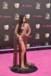 Dominican actress and model Clarissa Molina poses on the magenta carpet of the Lo Nuestro Awards at the American Airlines Arena in Miami, USA, 21 February 2019. Lo Nuestro celebrates today a new edition of these popular voting awards organized by the network Univision and which awards the best Hispanic artists of the last year. Lo Nuestro Awards 2019 !ACHTUNG: NUR REDAKTIONELLE NUTZUNG!  Copyright: xGastonxDexCardenasx AME6769 20190222-636864064312729119