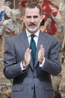 February 21, 2019 - Madrid, Spain - King Felipe VI of Spain during the delivery of the national research awards 2018 at El Pardo Palace in Madrid, Spain. 21 February. ( Borja B. Hojas COOLMedia NurPhoto) Madrid Spain  - ZUMAn230 20190221_zaa_n230_258 Copyright: xCoolmediax