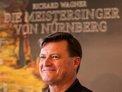 Christian Thielemann Chief Conductor of the Sächsische Staatskapelle Dresden during the 2019 2020 programme presentation on Wednesday 20 02 2019 at the Semperoper in Dresden