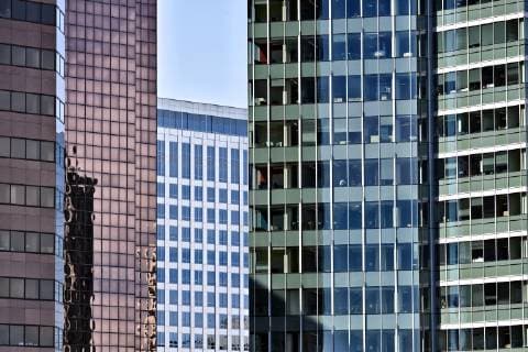 IMAGO Creative: Dichotomien, Reflexionen - Architektur Modern Skyscrapers Modern Skyscrapers,Bellevue, Washington, USA  48559
