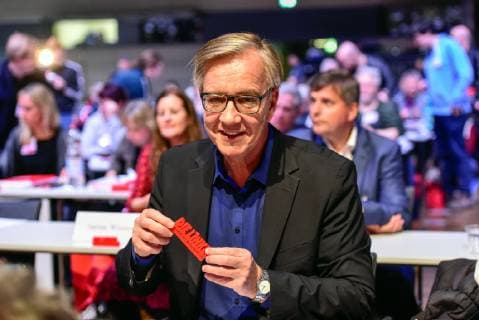 Germany Bonn 22 02 2019 Dietmar Bartsch at the European party conference The Left Federal party conference on the European election of the Left