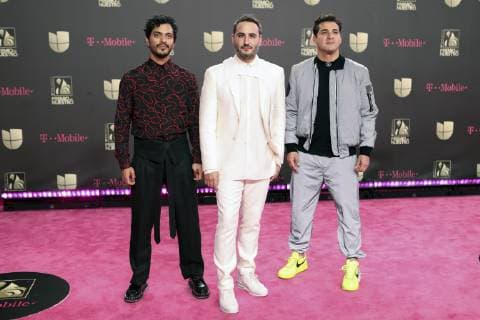 MIAMI, FL - FEBRUARY 21: Reik at the 31st Annual Premio Lo Nuestro at the AmericanAirlines Arena in Miami, Florida on February 21, 2019. Copyright: xMajoxGrossix