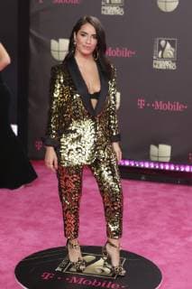 MIAMI, FL - FEBRUARY 21: Lali at the 31st Annual Premio Lo Nuestro at the AmericanAirlines Arena in Miami, Florida on February 21, 2019. Copyright: xMajoxGrossix