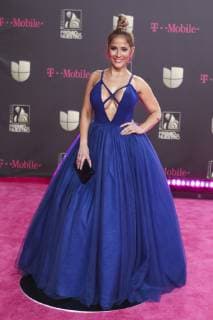 MIAMI, FL - FEBRUARY 21: Jackie Guerrido at the 31st Annual Premio Lo Nuestro at the AmericanAirlines Arena in Miami, Florida on February 21, 2019. Copyright: xMajoxGrossix