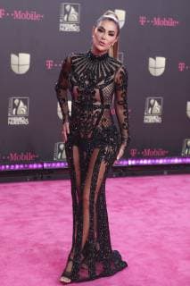 MIAMI, FL - FEBRUARY 21: Ninel Conde at the 31st Annual Premio Lo Nuestro at the AmericanAirlines Arena in Miami, Florida on February 21, 2019. Copyright: xMajoxGrossix