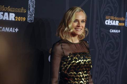 February 22, 2019 - Paris, Ile de FRANCE, France - Diane Kruger seen on the red carpet during the Cesar Film Awards 2019 at the Salle Pleyel in Paris, France. Paris France - ZUMAs197 20190222_zaa_s197_179 Copyright: xThierryxLexFouillex