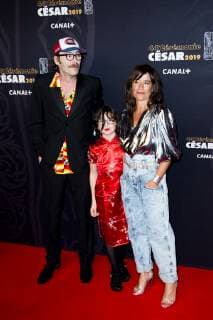 Philippe Rebbot Romane Bohringer et leur fille CELEBRITES : 44e Ceremonie des Cesar 2019 - Recompenses - Paris - 22 02 2019 JBAutissier Panoramic 