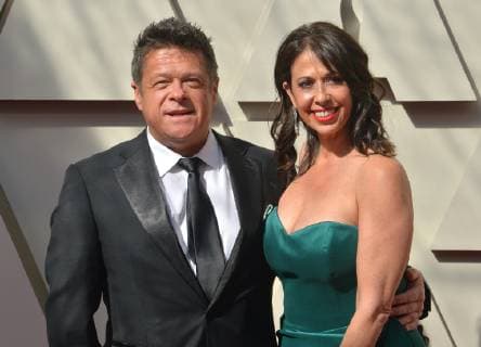 Tim Cavagan and guest arrive on the red carpet for the 91st annual Academy Awards at the Dolby Theatre in the Hollywood section of Los Angeles on February 24, 2019.  LAP20190224518 JIMxRUYMEN