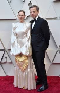Fiona Crombie and Peter Knowles arrive on the red carpet for the 91st annual Academy Awards at the Dolby Theatre in the Hollywood section of Los Angeles on February 24, 2019.  LAP20190224051 JIMxRUYMEN