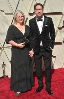 John Casali (R) and Anita Casali arrive on the red carpet for the 91st annual Academy Awards at the Dolby Theatre in the Hollywood section of Los Angeles on February 24, 2019.  LAP20190224023 JIMxRUYMEN