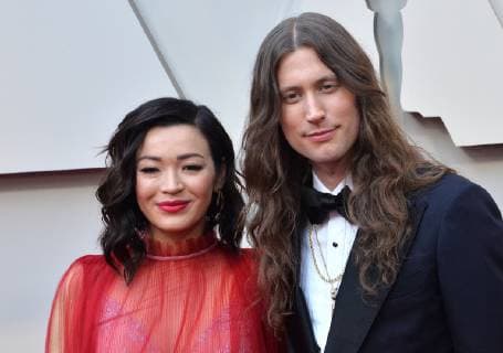 Serena McKinney (L) and Ludwig Goransson arrive on the red carpet for the 91st annual Academy Awards at the Dolby Theatre in the Hollywood section of Los Angeles on February 24, 2019.  LAP20190224541 JIMxRUYMEN