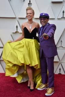 Spike Lee and Tonya Lewis Lee arrive on the red carpet for the 91st annual Academy Awards at the Dolby Theatre in the Hollywood section of Los Angeles on February 24, 2019.  LAP20190224076 JIMxRUYMEN