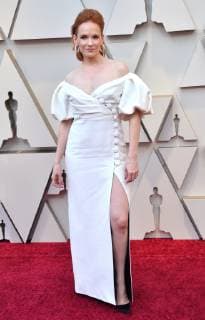 Marianne Farley arrives on the red carpet for the 91st annual Academy Awards at the Dolby Theatre in the Hollywood section of Los Angeles on February 24, 2019.  LAP20190224082 JIMxRUYMEN