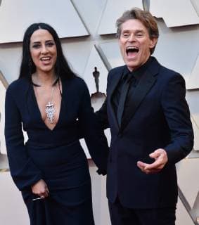 Giada Colagrande and Willem Dafoe arrive on the red carpet for the 91st annual Academy Awards at the Dolby Theatre in the Hollywood section of Los Angeles on February 24, 2019.  LAP20190224102 JIMxRUYMEN