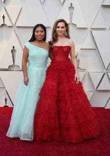 Mexican actresses Yalitza Aparicio (L) and Marina de Tavira arrive at the red carpet of the 91th Academy Awards, in Hollywood, California, United States, 24 February 2019. 91st Academy Awards in Hollywood !ACHTUNG: NUR REDAKTIONELLE NUTZUNG!  Copyright: xEMILIOxFLORESx AME8837 20190225-636866507910106687