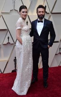 Rodrigo Sorogoyen (R) and Marta Nieto arrive on the red carpet for the 91st annual Academy Awards at the Dolby Theatre in the Hollywood section of Los Angeles on February 24, 2019.  LAP20190224127 JIMxRUYMEN