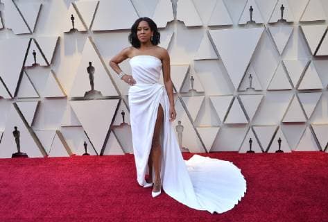 Regina King arrives on the red carpet for the 91st annual Academy Awards at the Dolby Theatre in the Hollywood section of Los Angeles on February 24, 2019.  LAP20190224554 JIMxRUYMEN