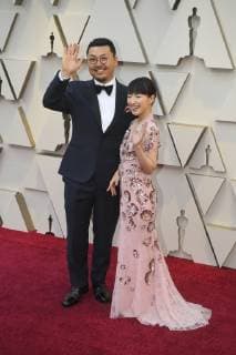 February 24, 2019 - Los Angeles, California, U.S - MARIE KONDO AND HUSBAND TAKUMI KAWAHARA during red carpet arrivals for the 91st Academy Awards, presented by the Academy of Motion Picture Arts and Sciences (AMPAS), at the Dolby Theatre in Hollywood. Los Angeles U.S. - ZUMAz03_ 20190224_zbp_z03_020 Copyright: xKevinxSullivanx
