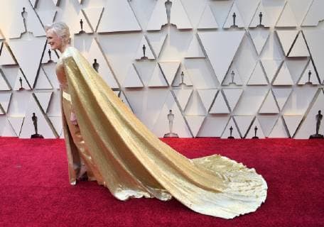 Glenn Close arrives on the red carpet for the 91st annual Academy Awards at the Dolby Theatre in the Hollywood section of Los Angeles on February 24, 2019.  LAP20190224569 JIMxRUYMEN