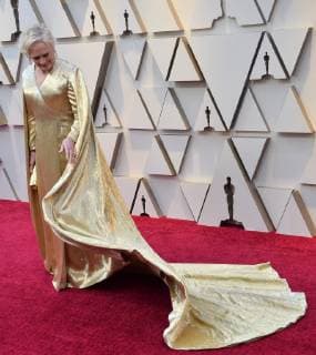 Glenn Close arrives on the red carpet for the 91st annual Academy Awards at the Dolby Theatre in the Hollywood section of Los Angeles on February 24, 2019.  LAP20190224570 JIMxRUYMEN