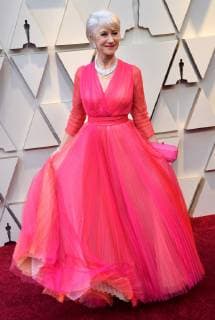 Helen Mirren arrives on the red carpet for the 91st annual Academy Awards at the Dolby Theatre in the Hollywood section of Los Angeles on February 24, 2019.  LAP20190224149 JIMxRUYMEN