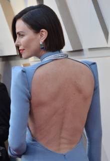 Charlize Theron arrives on the red carpet for the 91st annual Academy Awards at the Dolby Theatre in the Hollywood section of Los Angeles on February 24, 2019.  LAP20190224166 JIMxRUYMEN
