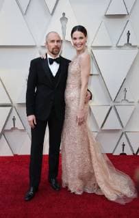 US actor Sam Rockwell (L) and actress Leslie Bibb arrive at the red carpet of the 91th Academy Awards, in Hollywood, California, United States, 24 February 2019. 91st Academy Awards in Hollywood !ACHTUNG: NUR REDAKTIONELLE NUTZUNG!  Copyright: xEMILIOxFLORESx AME9007 20190225-636866547859245950