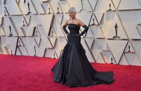 Lady Gaga arrives on the red carpet for the 91st annual Academy Awards at the Dolby Theatre in the Hollywood section of Los Angeles on February 24, 2019.  LAP20190224592 JIMxRUYMEN
