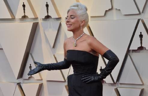 Lady Gaga arrives on the red carpet for the 91st annual Academy Awards at the Dolby Theatre in the Hollywood section of Los Angeles on February 24, 2019.  LAP20190224593 JIMxRUYMEN