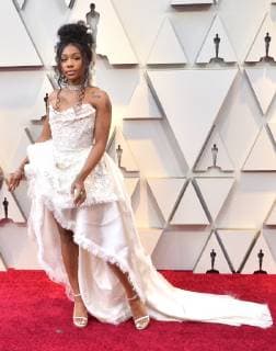 SZA arrives on the red carpet for the 91st annual Academy Awards at the Dolby Theatre in the Hollywood section of Los Angeles on February 24, 2019.  LAP20190224611 JIMxRUYMEN