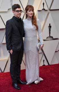 Marielle Heller(R) and Jorma Taccone arrive on the red carpet for the 91st annual Academy Awards at the Dolby Theatre in the Hollywood section of Los Angeles on February 24, 2019.  LAP20190224226 JIMxRUYMEN