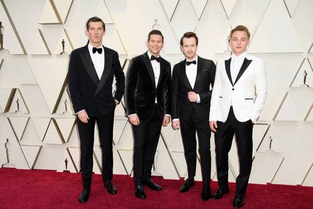 Gwilym Lee, Allen Leech, Joseph Mazzello, and Ben Hardy arrive on the red carpet of The 91st Oscars at the DolbyÂ® Theatre in Hollywood, CA on Sunday, February 24, 2019.  Copyright: xA.M.P.A.S.x 33781_170PLX