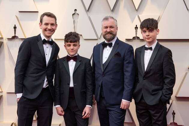 Oscar nominee Vincent Lambe, guest, Oscar nominee Darren Mahon, and guest arrive on the red carpet of The 91st Oscars at the DolbyÂ® Theatre in Hollywood, CA on Sunday, February 24, 2019.  Copyright: xA.M.P.A.S.x 33781_190PLX
