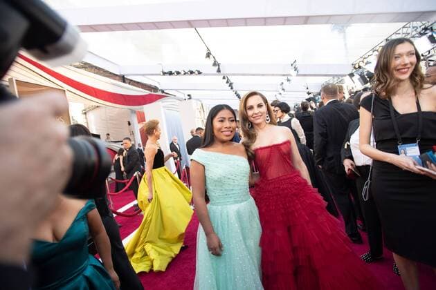 Yalitza Aparicio, Oscar nominee, and Marina De Tavira arrive on the red carpet of The 91st Oscars at the DolbyÂ® Theatre in Hollywood, CA on Sunday, February 24, 2019.  Copyright: xA.M.P.A.S.x 33781_206PLX