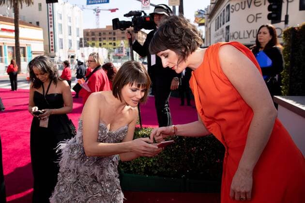 Louise Bagnall, Oscar nominee, Nuria Gonzalez Blanco arrive on the red carpet of The 91st Oscars at the DolbyÂ® Theatre in Hollywood, CA on Sunday, February 24, 2019.  Copyright: xA.M.P.A.S.x 33781_229PLX