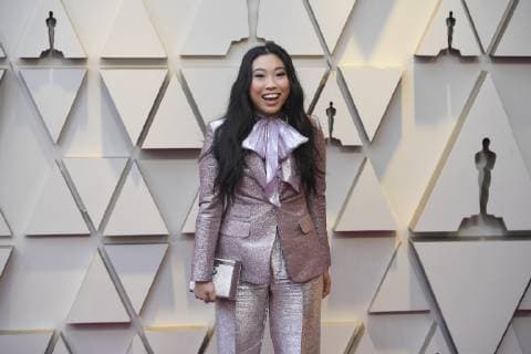 ebruary 24, 2019 - Los Angeles, California, U.S - Crazy Rich Asian actress AWKWAFINA, wearing a DSquared suit, during red carpet arrivals for the 91st Academy Awards, presented by the Academy of Motion Picture Arts and Sciences (AMPAS), at the Dolby Theatre in Hollywood. Los Angeles U.S. - ZUMAz03_ 20190224_zbp_z03_097 Copyright: xKevinxSullivanx