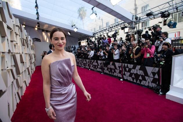 Emilia Clarke arrives on the red carpet of The 91st Oscars at the DolbyÂ® Theatre in Hollywood, CA on Sunday, February 24, 2019.  Copyright: xA.M.P.A.S.x 33781_358PLX