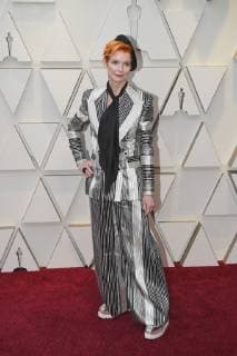February 24, 2019 - Los Angeles, California, U.S - SANDY POWELL during red carpet arrivals for the 91st Academy Awards, presented by the Academy of Motion Picture Arts and Sciences (AMPAS), at the Dolby Theatre in Hollywood. Los Angeles U.S. - ZUMAz03_ 20190224_zbp_z03_138 Copyright: xKevinxSullivanx