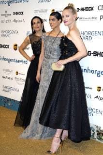 Bettina Zimmermann Zoe Helali and Franziska Knuppe at the presentation of the 3 Inhorgenta Award 2019 in the Eisbach Studios Munich 24 02 2019 Foto:xN.xKolinzx xFuturexImage