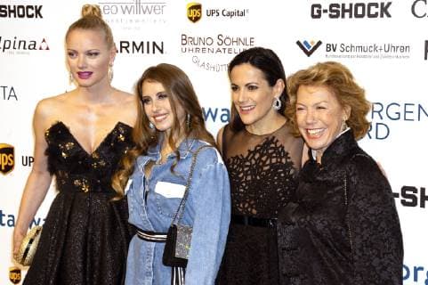 Franziska Knuppe Cathy Hummels Bettina Zimmermann and Gaby Dohm at the presentation of the 3 Inhorgenta Award 2019 in the Eisbach Studios Munich 24 02 2019 Foto:xN.xKolinzx xFuturexImage