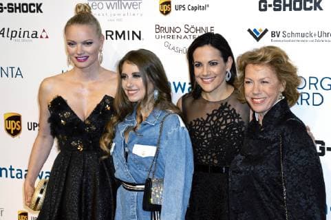 Franziska Knuppe Cathy Hummels Bettina Zimmermann and Gaby Dohm at the presentation of the 3 Inhorgenta Award 2019 in the Eisbach Studios Munich 24 02 2019 Foto:xN.xKolinzx xFuturexImage