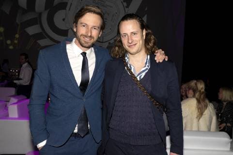 Ben Blaskovic with guest at the presentation of the 3 Inhorgenta Award 2019 in the Eisbach Studios Munich 24 02 2019 Foto:xN.xKolinzx xFuturexImage