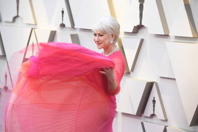 February 24, 2019 - Los Angeles, California, U.S - DAME HELEN MIRREN during red carpet arrivals for the 91st Academy Awards, presented by the Academy of Motion Picture Arts and Sciences (AMPAS), at the Dolby Theatre in Hollywood. Los Angeles U.S. - ZUMAz03_ 20190224_zbp_z03_191 Copyright: xKevinxSullivanx