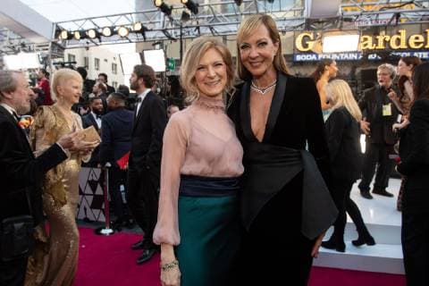 February 24, 2019 - Hollywood, California, U.S. - Academy CEO Dawn Hudson and ALLISON JANNEY arrive on the red carpet of The 91st Oscars at the Dolby Theatre in Hollywood. Hollywood U.S. - ZUMAz03_ 20190224_sha_z03_705 Copyright: xAMPASx