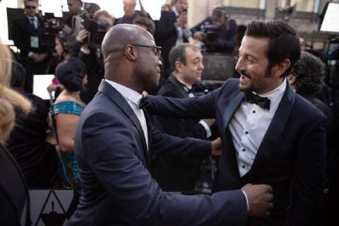 February 24, 2019 - Hollywood, California, U.S. - BARRY JENKINS, Oscar nominee, and DIEGO LUNA arrive on the red carpet of The 91st Oscars at the Dolby Theatre in Hollywood. Hollywood U.S. - ZUMAz03_ 20190224_sha_z03_706 Copyright: xAMPASx