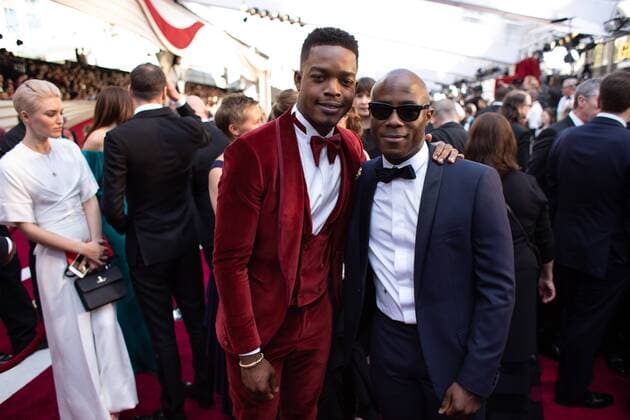 February 24, 2019 - Hollywood, California, U.S. - STEPHAN JAMES and Oscar nominee, BARRY JENKINS, arrive on the red carpet of The 91st Oscars at the Dolby Theatre in Hollywood. Hollywood U.S. - ZUMAz03_ 20190224_sha_z03_664 Copyright: xAMPASx