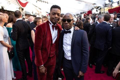 February 24, 2019 - Hollywood, California, U.S. - STEPHAN JAMES and Oscar nominee, BARRY JENKINS, arrive on the red carpet of The 91st Oscars at the Dolby Theatre in Hollywood. Hollywood U.S. - ZUMAz03_ 20190224_sha_z03_665 Copyright: xAMPASx