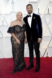Michael B Jordan with Mother Donna Jordan at the Oscars 2019 91st Annual Academy Awards at the Dolby Theatre in the Hollywood Highland Center Los Angeles 24 02 2019 Foto:xD.xBedrosianx xFuturexImage